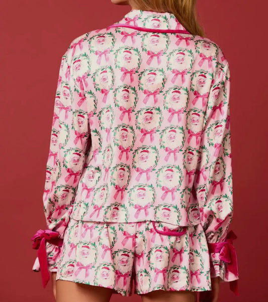 Santa Bow Pajamas
