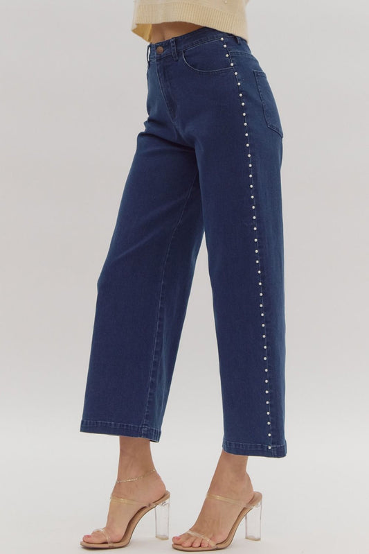 All about the pearls denim