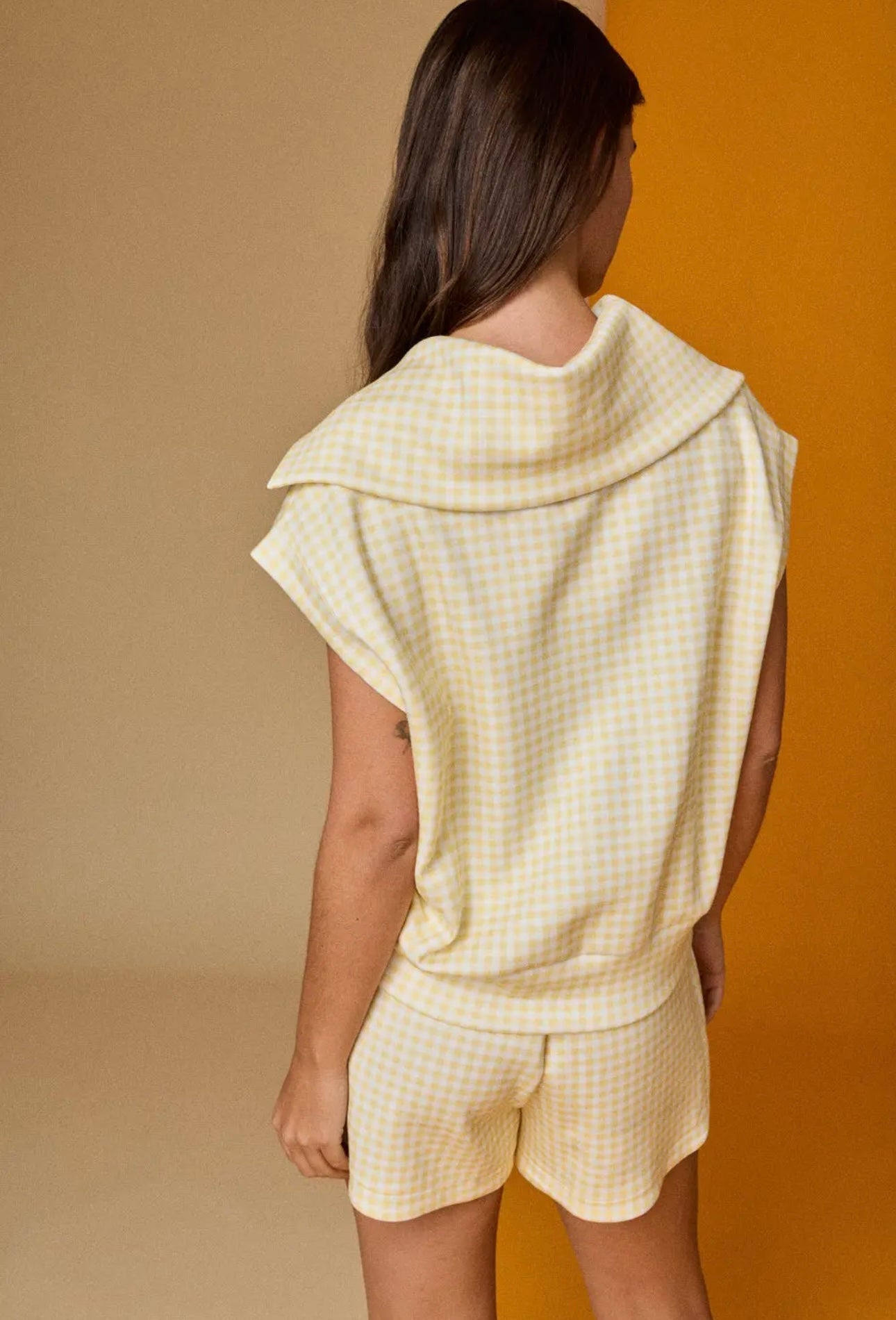 Lemon Drop Gingham Set
